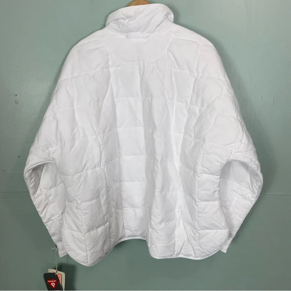 Free People Pippa Packable‎ Quilted Puffer Jacket White XL
